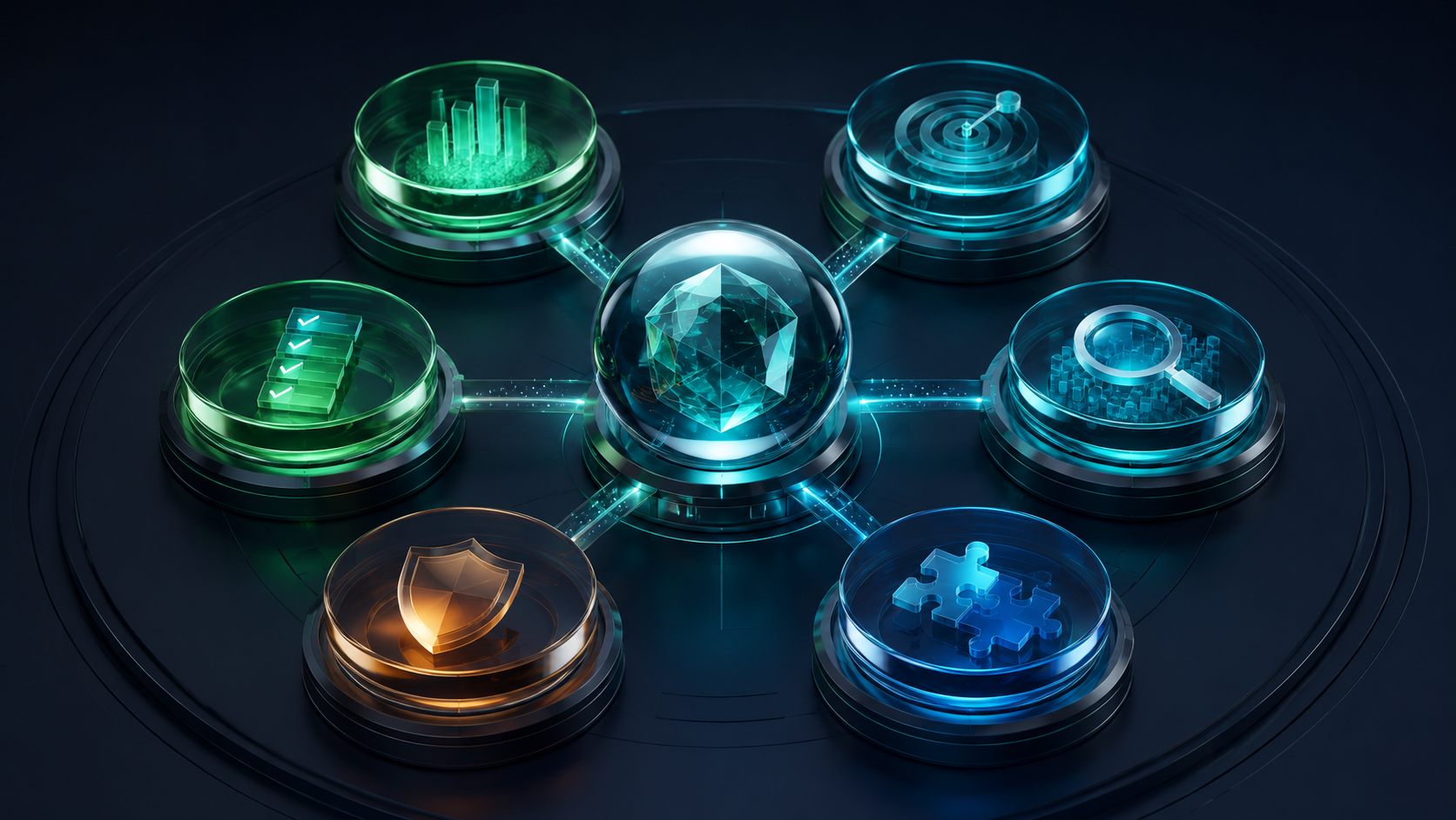 One AI opportunity assessed through six connected evidence dimensions.
